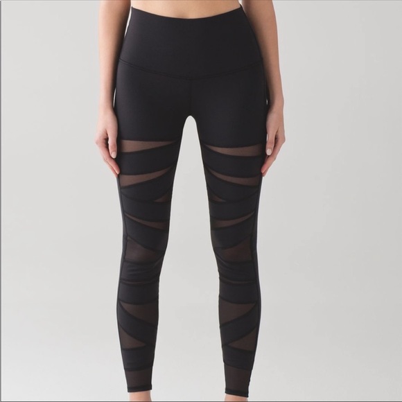 Lululemon mesh zig zag leggings - Picture 1 of 6